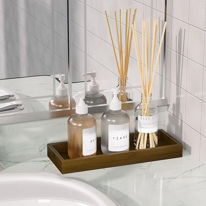 ZHWS Bathroom Vanity Tray for Toilet Tank, Decorative Tray, Kitchen Tray - Image 3