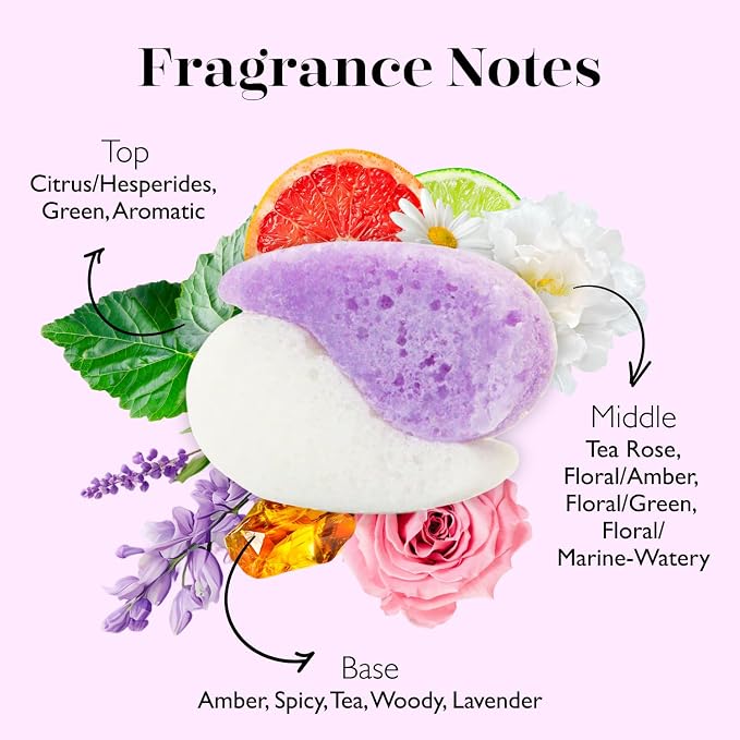 Spongellé Essentials Lavender Fields Mani/Pedi Buffer | Exfoliating Foot & Nail - Image 3