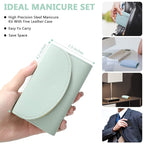 12 Set Manicure Set Bulk Mini Manicure Nail Clipper Kit 7 in 1 Stainless Steel - Image 2