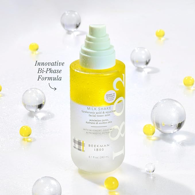 Beekman 1802 Milk Shake Hydrating Face Mist – Setting Spray & Milky Toner - Image 8