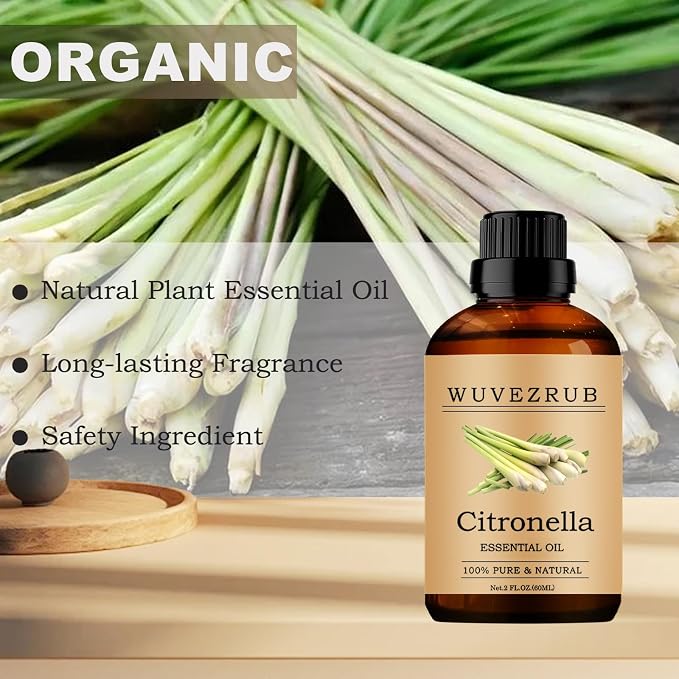Citronella Essential Oil, 60ML Pure and Natural - Image 2