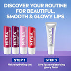 NIVEA Glowy Lips, Vegan Lip Balm - Image 7