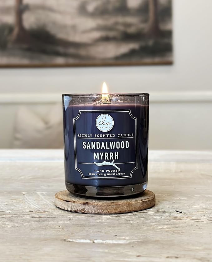 DW Home Sandalwood Myrrh Scented Candle - Image 3