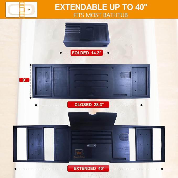 Premium Bathtub Tray Caddy - Image 3