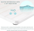 NiuYichee 2 PCS Water Absorbent diatomite Coasters, 12.2" x 5.5" Water - Image 2