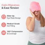 Migraine Relief Cap with Slide-Up Eye Mask - Image 3