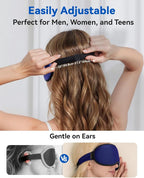 Weighted Blackout Sleep Mask, 3D Contoured Zero Eye Pressure, Lash-Friendly - Image 5