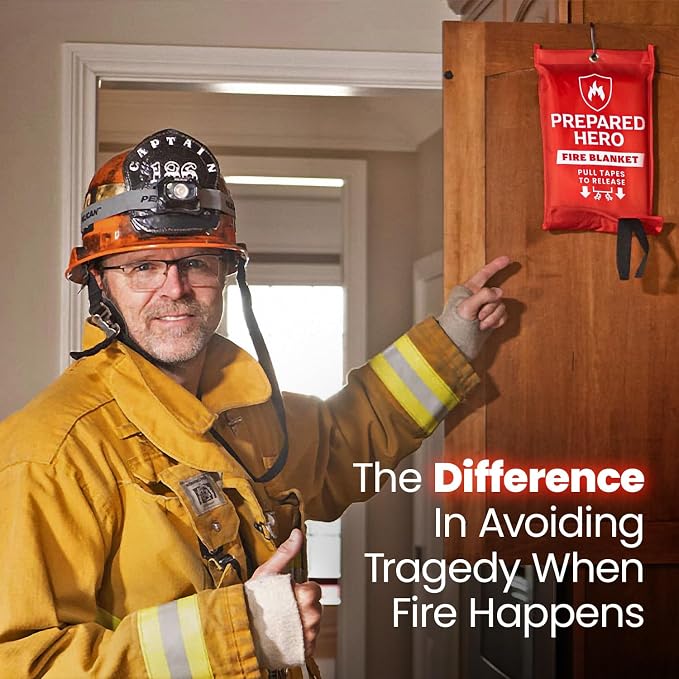 Prepared Hero Emergency Fire Blanket - Image 2