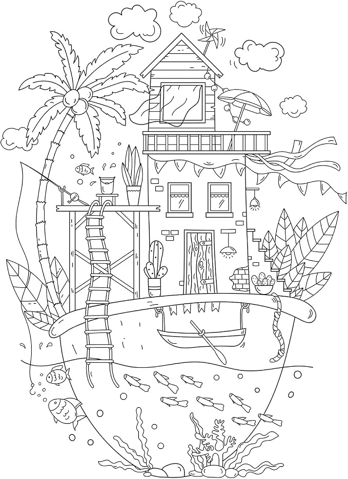 Jekohor Spring Theme Adult Coloring Book - Image 6