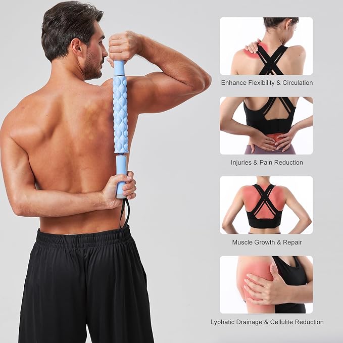 Muscle Roller, EVA Material, Massage Roller Stick - Image 4