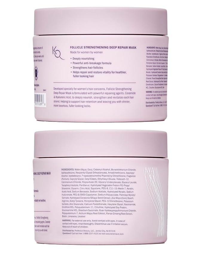 Keranique Hair Mask for Dry, Damaged & Thinning Hair – Deep Repair & Hydration - Image 8
