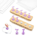 Nail Stand for Press On Art Display Practice 2 Sets, 1 Heart Acrylic Magnetic by Unknown