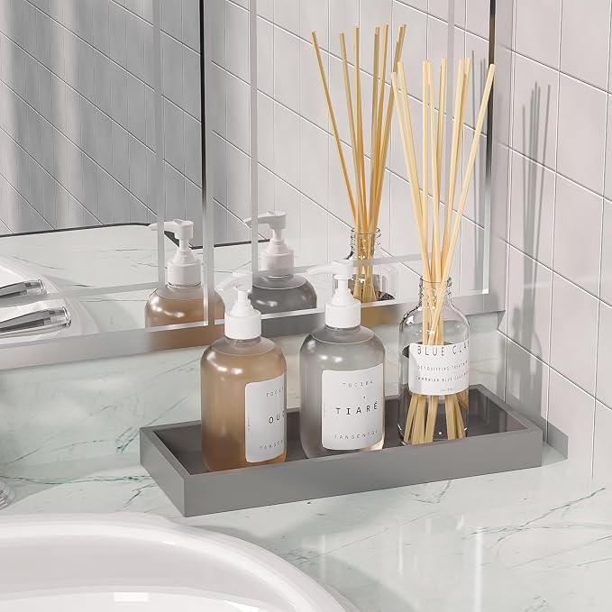 ZHWS Bathroom Vanity Tray for Toilet Tank, Decorative Tray, Kitchen Tray - Image 3