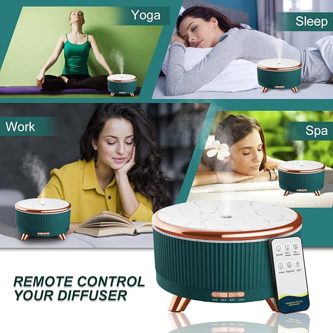 Diffusers for Essential Oils Large Room, 500ml Aromatherapy Diffuser Cool Mist - Image 6