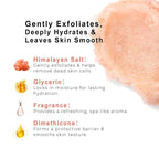 Himalayan Salt & Sugar Body Scrub, Lychee Scented Exfoliating and Moisturizing - Image 3