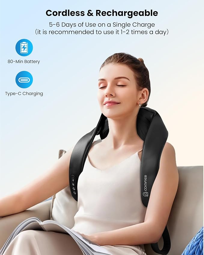 COMFIER Shiatsu Neck Massager - Image 7