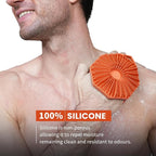 iTokGok® Premium 2-in-1 Silver-Infused Silicone Body Scrubber, Double-Sided - Image 2