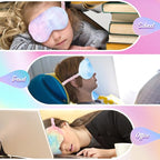 Cuffbow 12 Pcs Plush Sleeping Eye Masks Bulk Comfortable Sleep Eye Cover Mask - Image 5