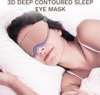 FlyCoco 99% Fully Block Out Light Eye Sleep Mask, 3D Deep Contoured Eyes Cover - Image 8
