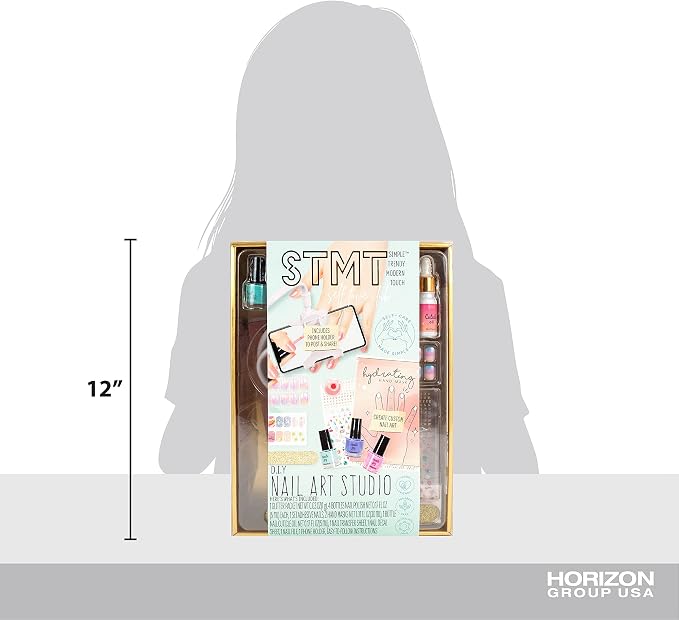 STMT Self-Love Club D.I.Y. Nail Art Studio by Horizon Group USA, 10+ Essentials - Image 6