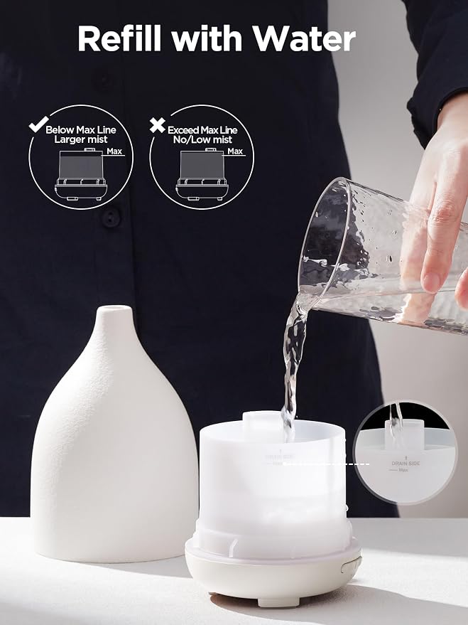 InnoGear Oil Diffuser, 150ML Ceramic Diffuser - Image 8