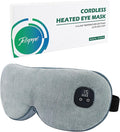 Heated Eye Mask for Dry Eyes, Cordless Warm Eye Compress by Telepepe