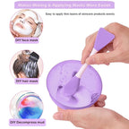 Rampula Jelly Brush For Face Mask, Silicone Facial Mud Mask Brush, Hairless - Image 3