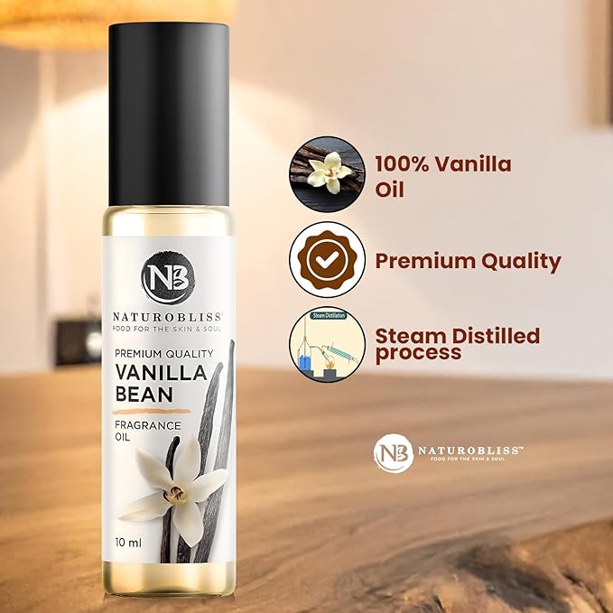 NaturoBliss Vanilla Perfume, Fragrance Oil Roll On 10 ml - Image 4