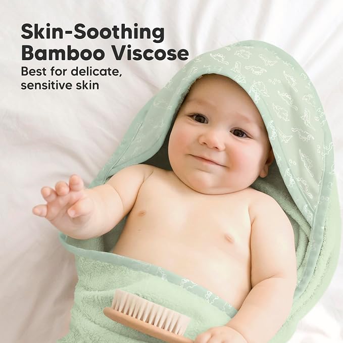 KeaBabies Hooded Baby Towel for Newborn - Image 3