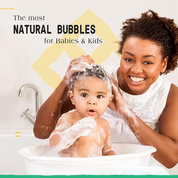 Alaffia Bubble Bath for Babies & Kids, Eucalyptus Mint 2-Pack – Long-Lasting - Image 3