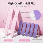 MelodySusie Nail File Kit, Professional Manicure Pedicure Supplies - Image 6
