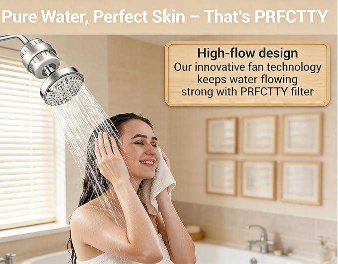 25-Stage Shower Filter with Enhanced KDF, Revitalizes Hair, Skin & Nails. - Image 4