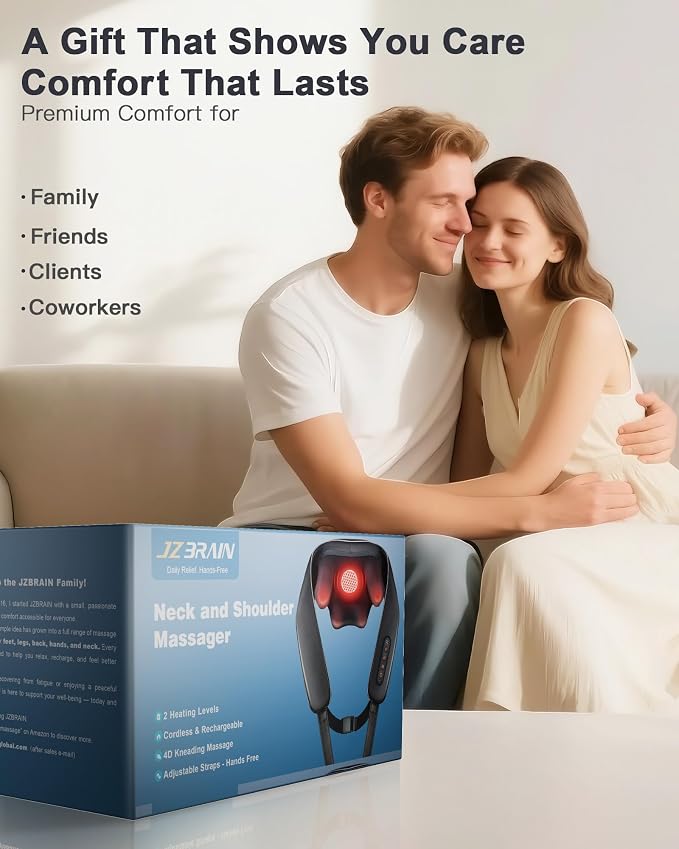 Neck Massager with Heat : Cordless Shoulder and Neck Massager - Image 8
