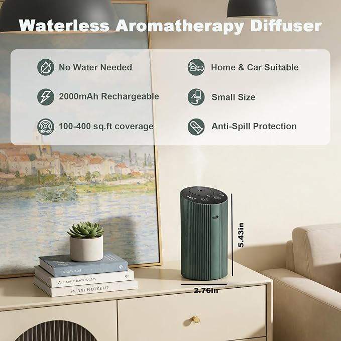 Waterless Essential Oil Diffuser - Image 2