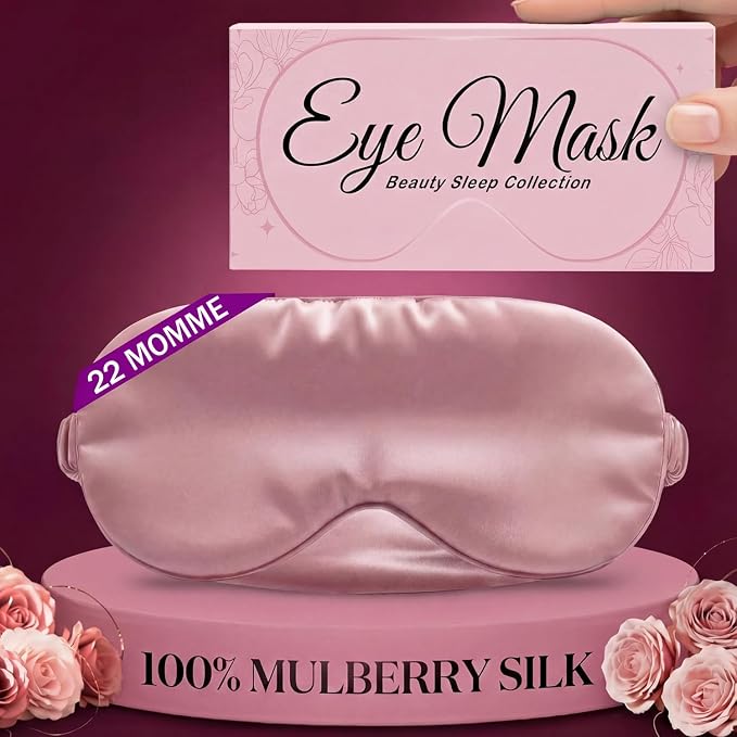 SLEEP SANCTUARY 100% Pure Mulberry Silk Sleep Mask by Unknown