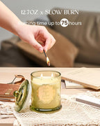 M&SENSE Basil Ginger Scented Candles, Plant-Based Soy Candles Non Toxic - Image 7