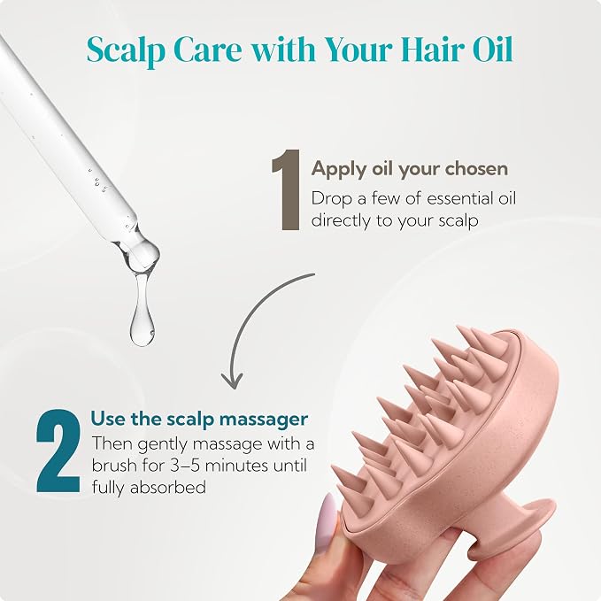 HEETA Scalp Massager 2 Pack for Hair Growth, Soft Silicone Bristles to Remove - Image 6