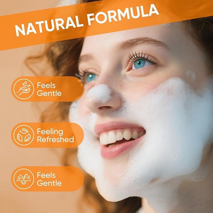 Turmeric Cleansing Pads 50 Pcs+Tumeric Soap Bar+Tumeric Face Wash - Image 3