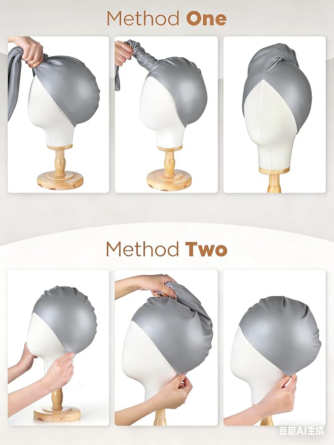 3 Pack Microfiber Hair Towel Wrap - Image 4
