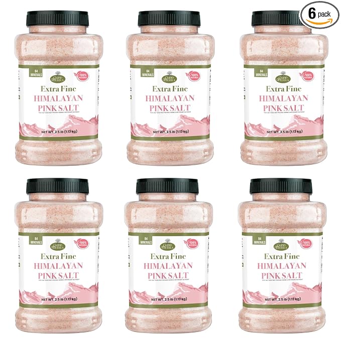 Good Tierra Himalayan Pink Salt in Jar by GoodTierra