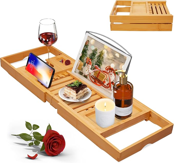 Artmalle Luxury Bathtub Caddy Tray by Artmalle