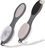 2 Pcs 4 in 1 Foot Scrubber Dead Skin Remover by BTYMS