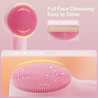 Facial Cleansing Brush Silicone Face Scrubber Waterproof Rechargeable - Image 3