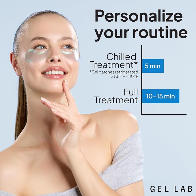 Gel Lab REGLOW Hyaluronic Acid & Caffeine Korean Skincare Eye Patches - Image 5