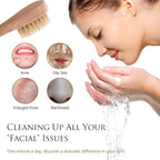 2 Pack Mini Dry Brush, Natural Bristle Small Body Brush, Exfoliating Facial - Image 3