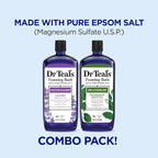 Dr Teal's Foaming Bath with Pure Epsom Salt, Lavender & Eucalyptus, 34 fl oz - Image 2