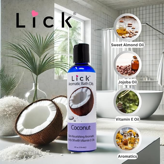 Lick Coconut Aromatic Bath Oil - Image 7