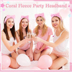 50 Pcs Pink Spa Headband Bulk Spa Sleepover Party Supplies - Image 3