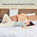 KAWAHOME Sherpa Fleece Queen Size Blanket - Image 6