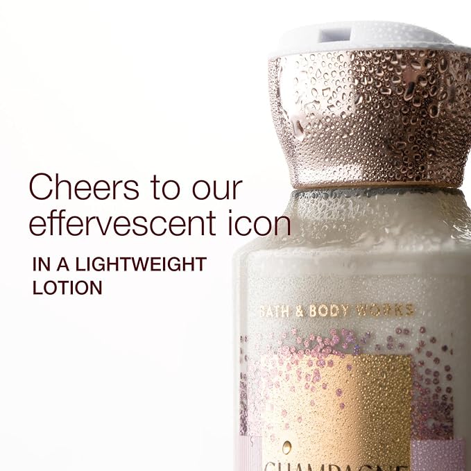 Bath & Body Works Champagne Toast Body Lotion, Lightweight Daily Moisturizer - Image 2